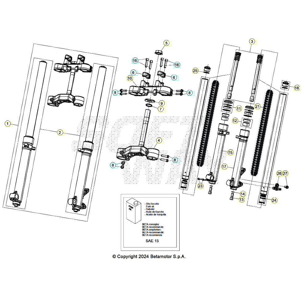 Beta Alp 4.0 350 24 Gabel