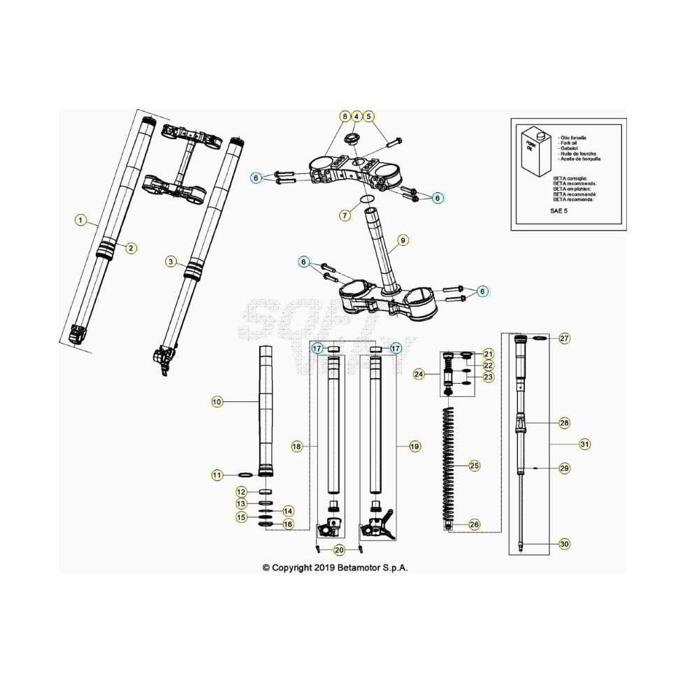 Beta RR300RC 26 Gabel