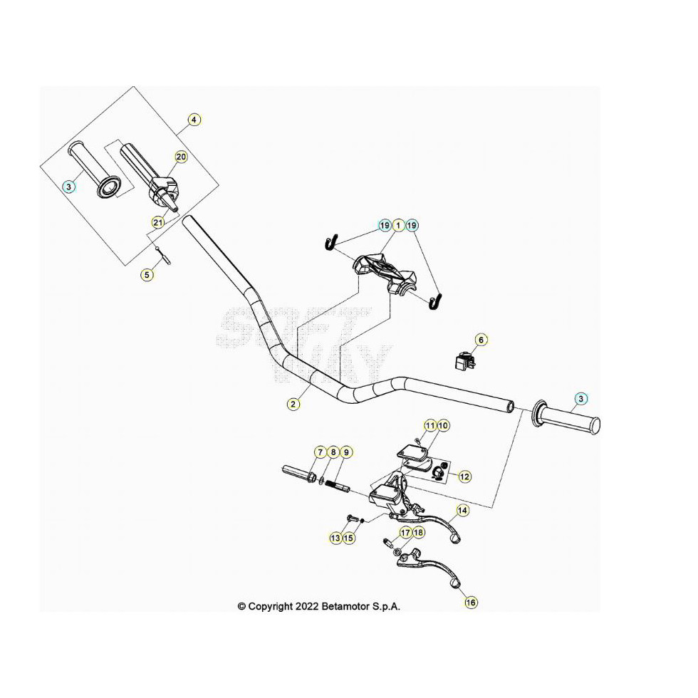 Beta EVO80 Senior 24 Lenker/Armaturen