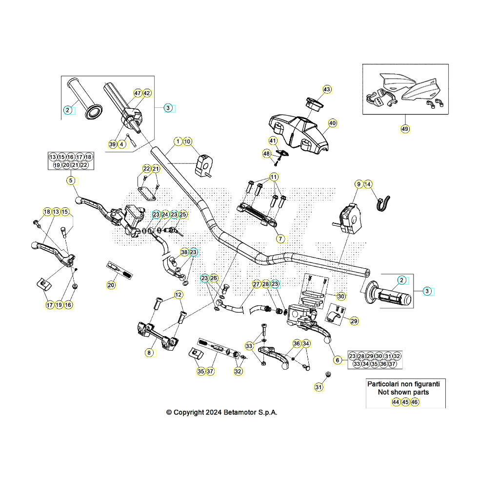 Beta RR390 Racing 26 Lenker/Amaturen