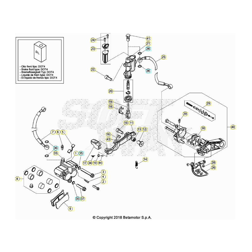Beta EVO200 Factory 21 Bremsen
