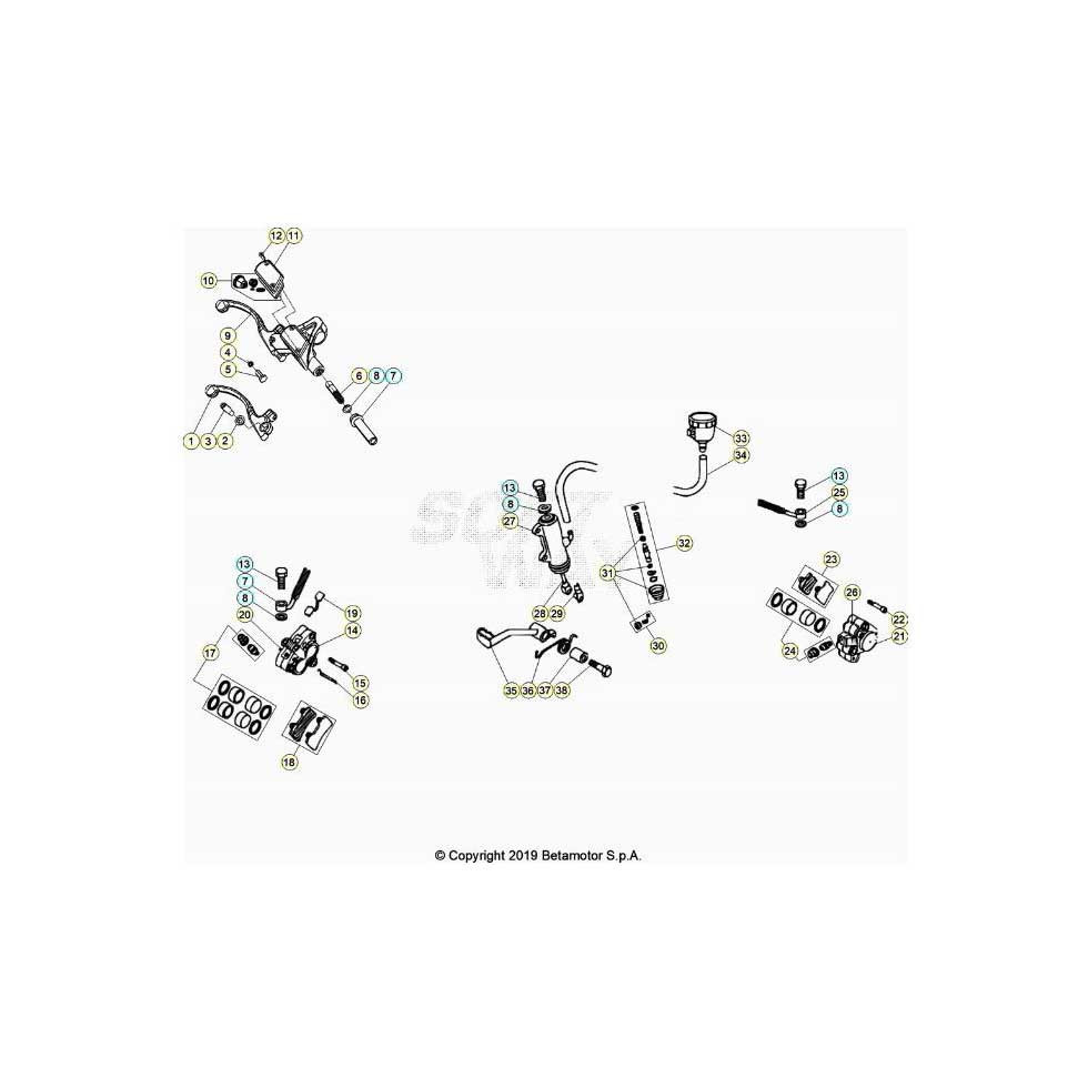 Beta EVO80 Senior 22 Bremsen