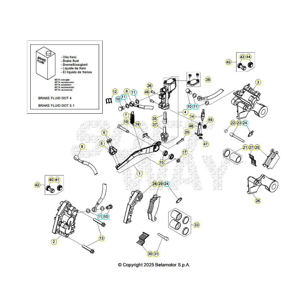 Beta RR390 26 Bremsen