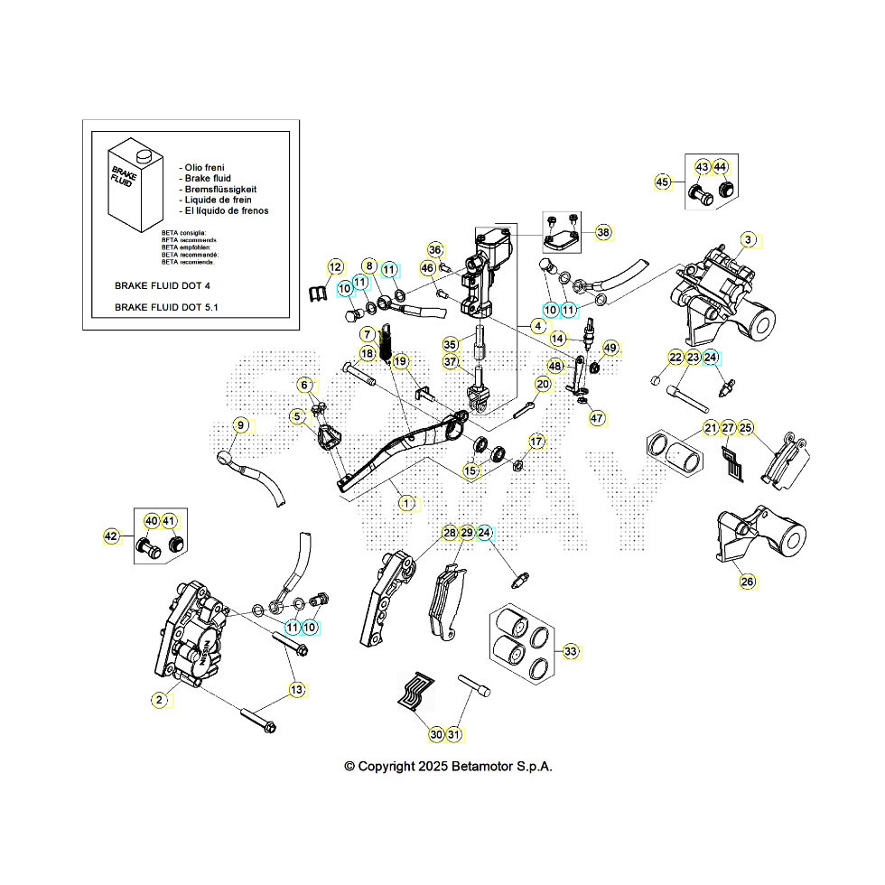 Beta RR480 26 Bremsen