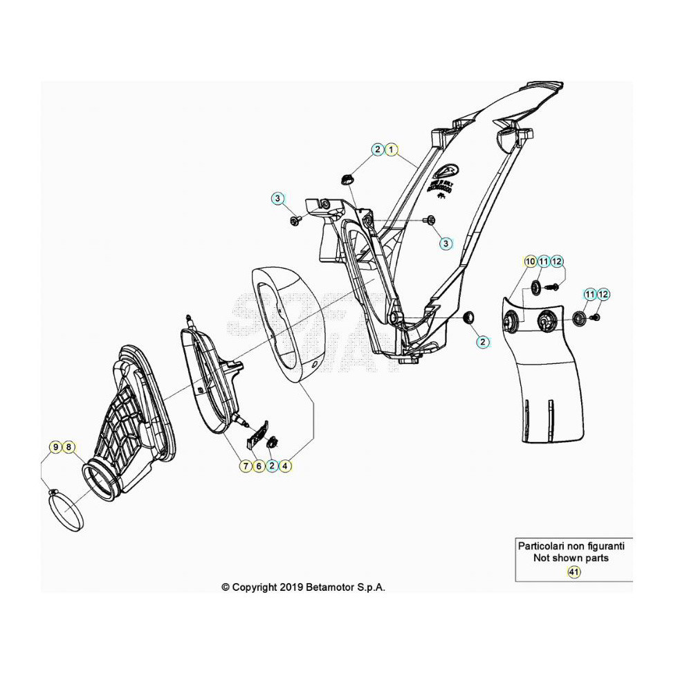 Beta RR250 26 Luftfilterkasten
