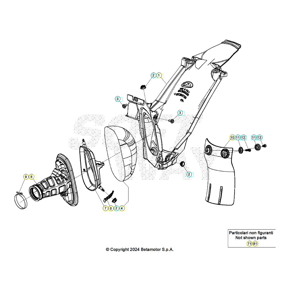 Beta RR390 Racing 25 Luftfilterkasten