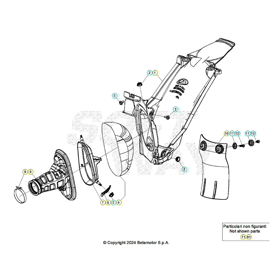 Beta RR430 25 Luftfilterkasten
