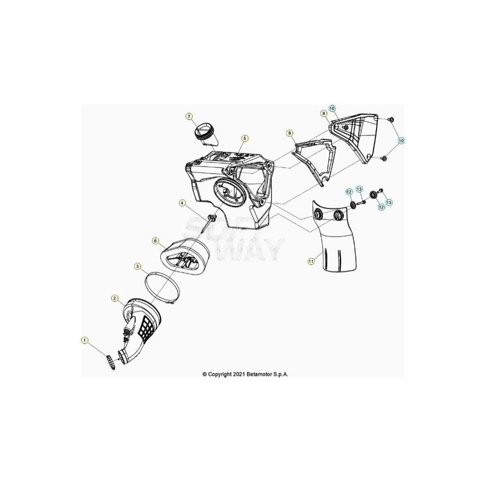Beta RR50 Sport 24 Luftfilterkasten