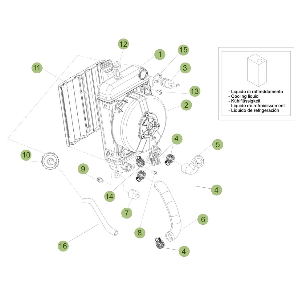 Beta EVO290 11 Kühlsystem