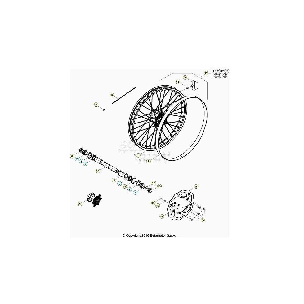 Beta RR350RC 25 4T Vorderrad