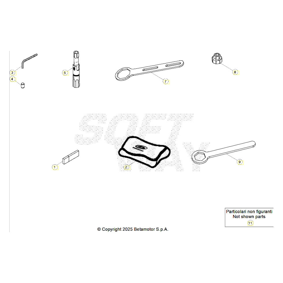 Beta RR350RC 26 4T Spezialwerkzeug