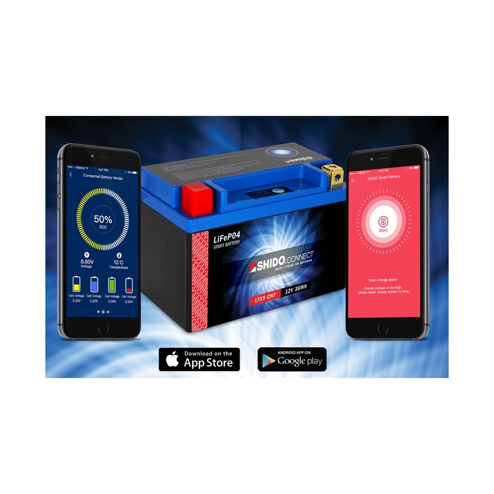 Shido Batterie Connect LTZ5S CNT KTM / Husqvarna / GasGas  19-22 / Yamaha / Kawasaki  / Beta