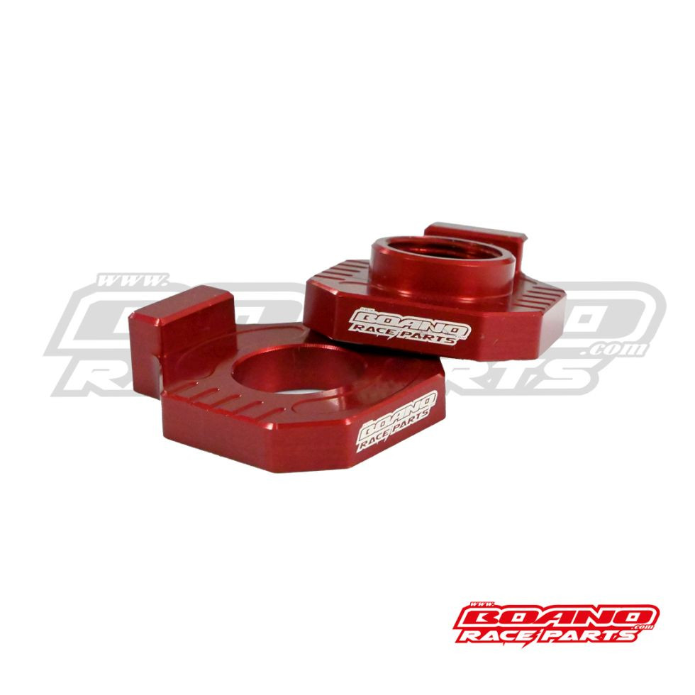 Red ergal axle chain block