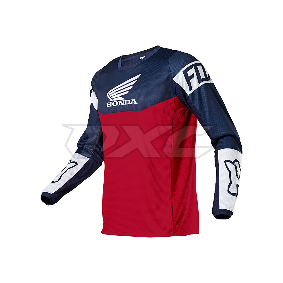FOX 180 Honda Jersey navy red S