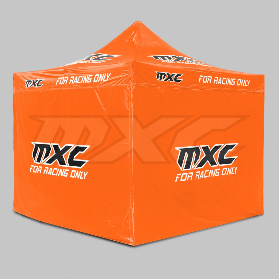 MXC Zelt KTM orange tent mit Wänden
