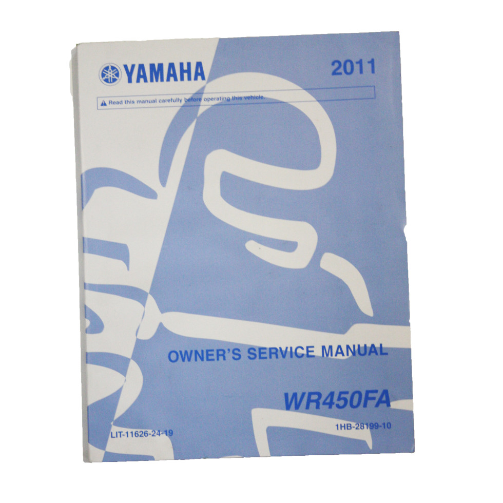 Yamaha WRF450 2011 Bedienungsanleitung englisch / neu