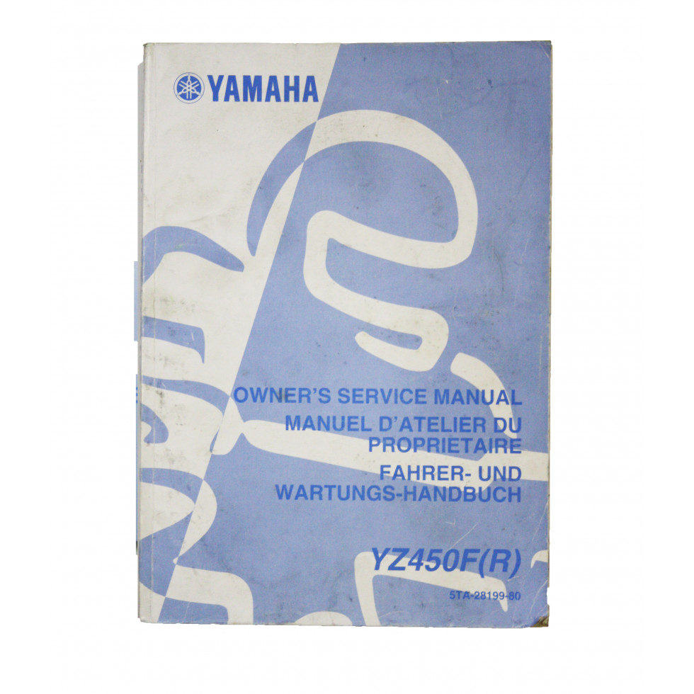 Yamaha YZF450 2003 Bedienungsanleitung deutsch / englisch / französisch / gebraucht