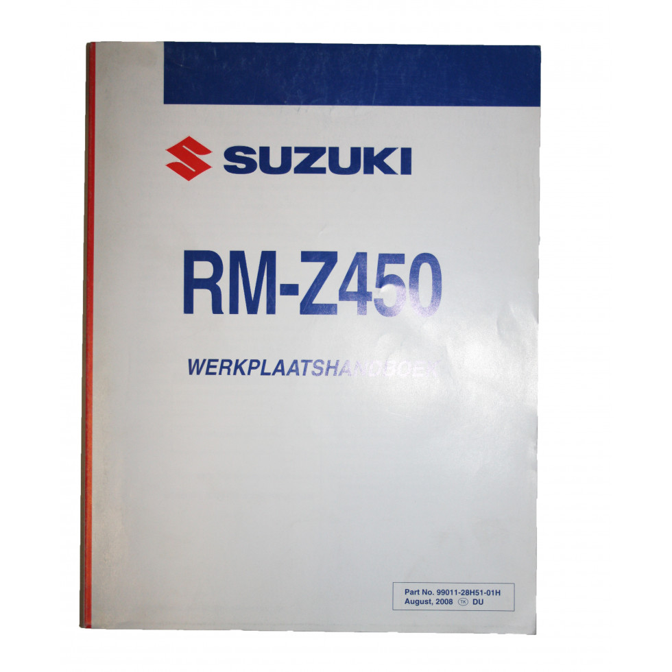 Suzuki RMZ450 2009 Bedienungsanleitung niederländisch / gebraucht