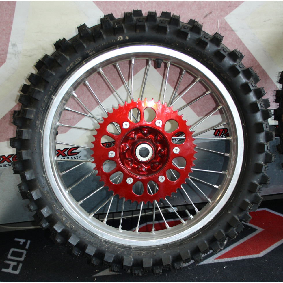 Honda Radsatz komplett Nabe rot NEU CRF250 14-19/CRF450 13-19 aus CRF250 18