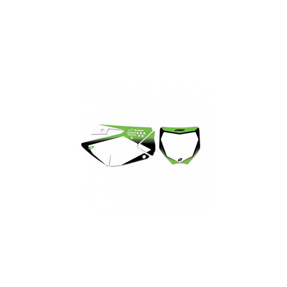 One Industries Printed Background KXF250 04-05 white