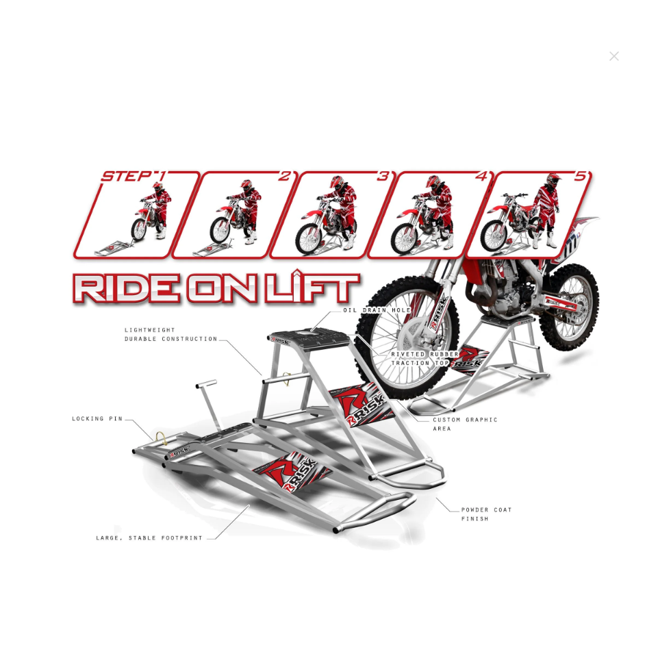 Risk Racing RR1 Ride-on Motocross Lift / Stand