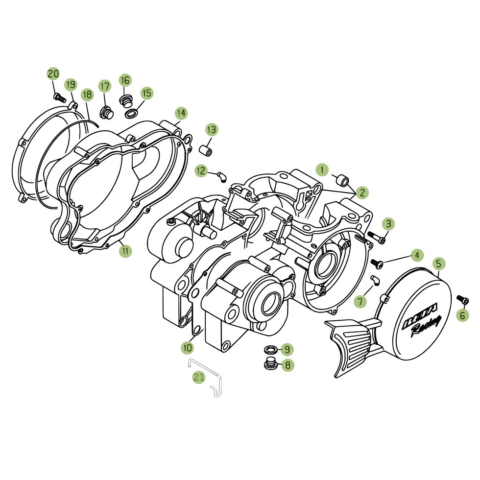 Beta REV3 270 08 Motorgehäuse