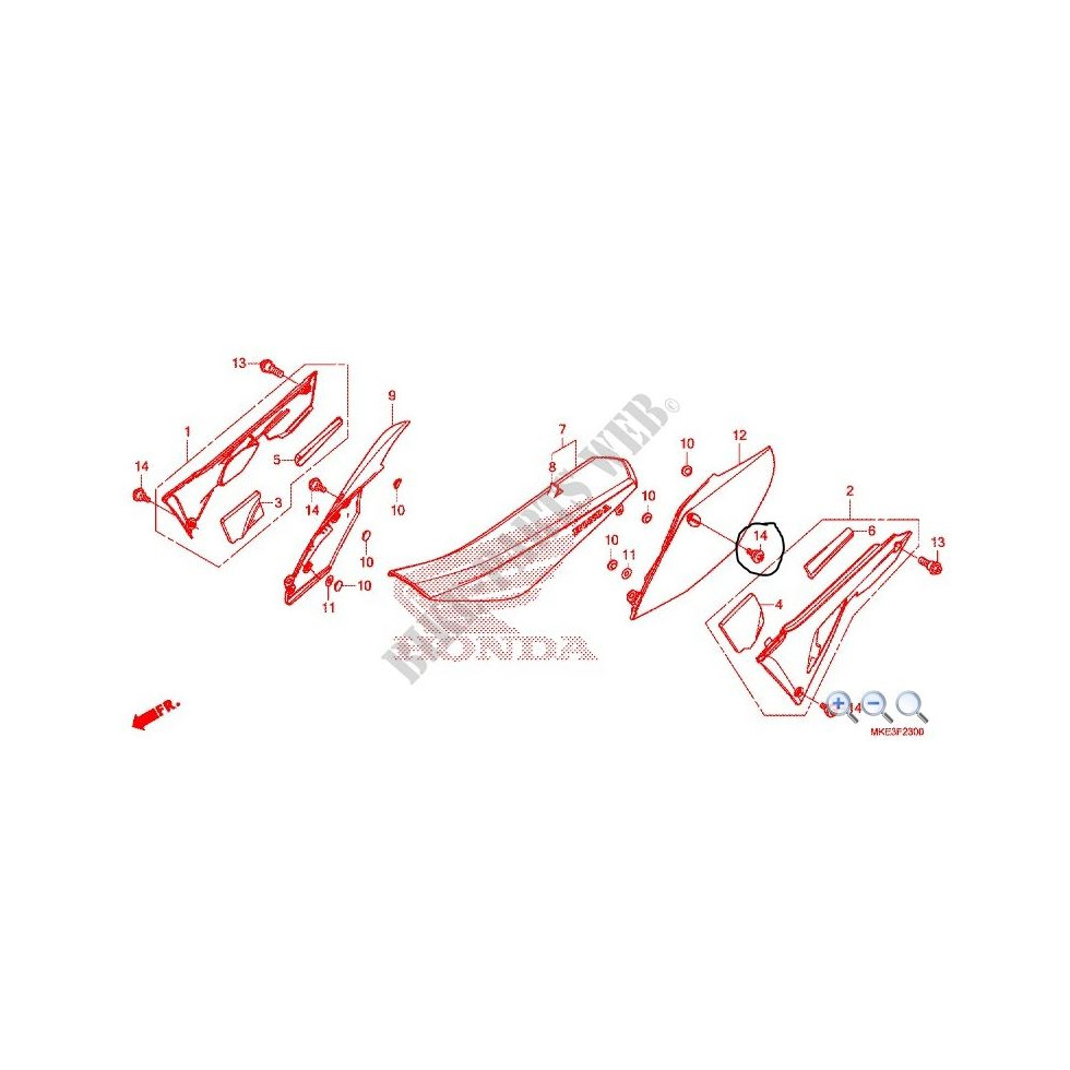 Honda OEM, BOLT, SPECIAL, 6MM