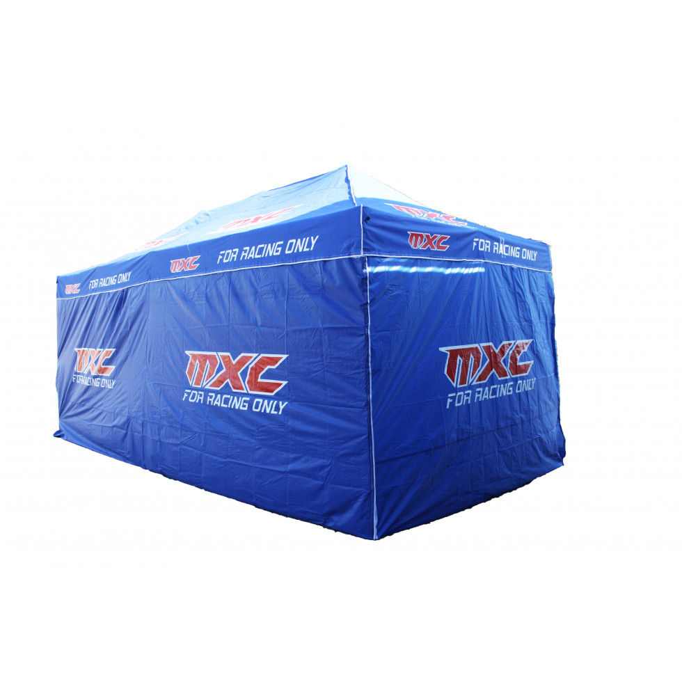 MXC Zelt blue 6x3m tent mit Wänden